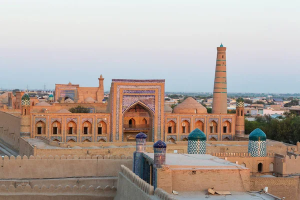 Αρχαία Πόλη Της Khiva Ουζμπεκιστάν Παγκόσμιας Κληρονομιάς Της Unesco — Φωτογραφία Αρχείου
