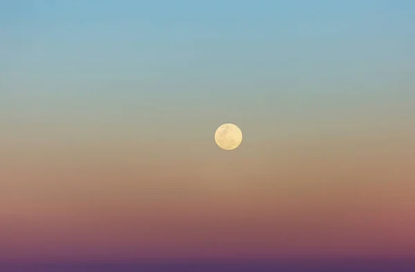 Luna Fondo Del Cielo Oscuro —  Fotos de Stock