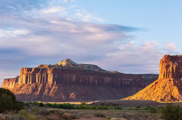 Formaciones Arenisca Utah Hermosos Paisajes Inusuales —  Fotos de Stock