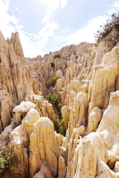 ラパス ボリビアのルナ渓谷 珍しい自然景観美しい場所旅行 — ストック写真