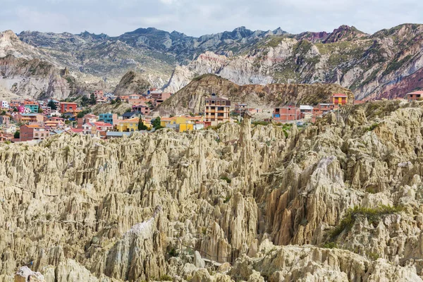 Valle Luna Paz Bolivie Paysages Naturels Inhabituels Beau Lieu Voyage — Photo