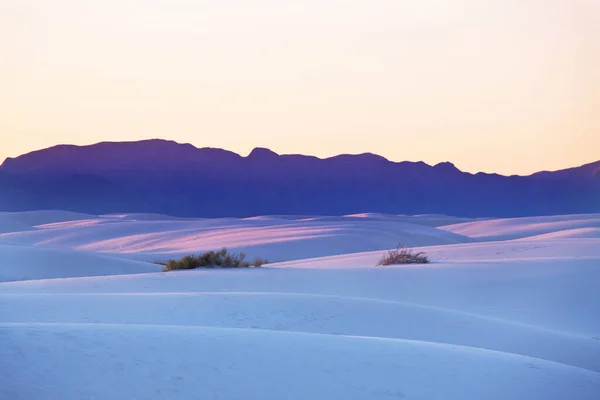 New Mexico Abd Deki White Sands Dunes — Stok fotoğraf