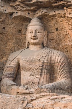 Giant Stone Buddha clipart