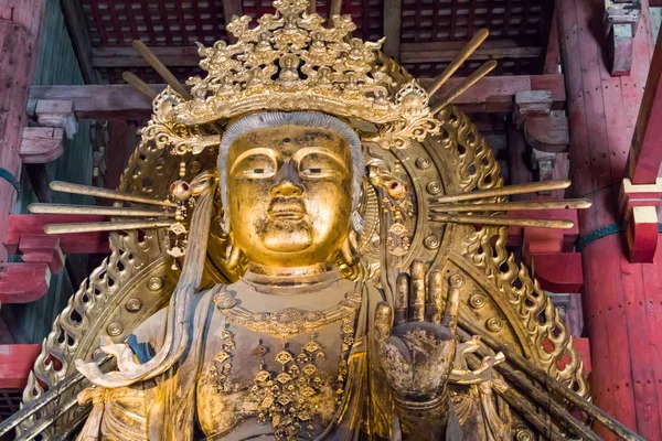 Statuie de aur Buddha — Fotografie, imagine de stoc