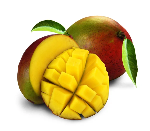 Mango with section — Stock Photo, Image