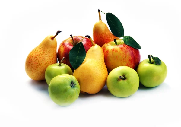 Pêras e maçã — Fotografia de Stock
