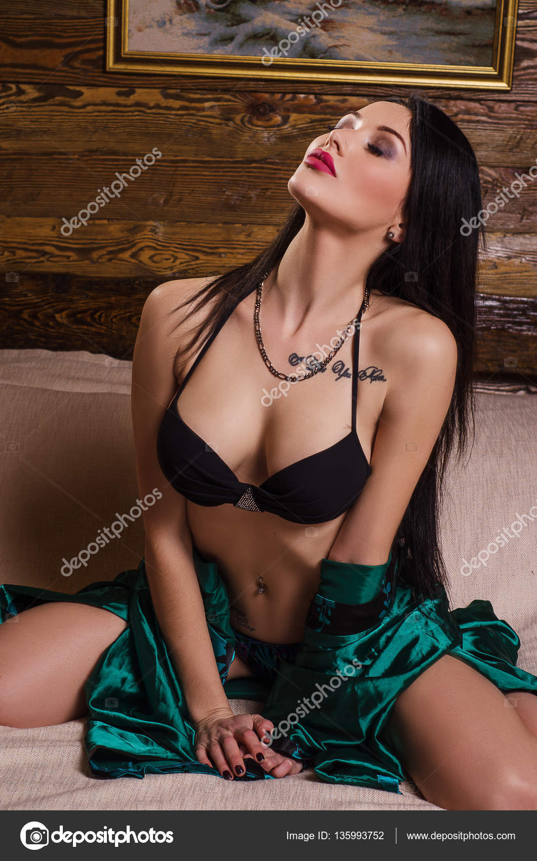 sexy young girl in beautiful lingerie 16095226 Stock Photo at Vecteezy
