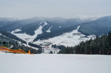 Kayak Merkezi soğuk doğası