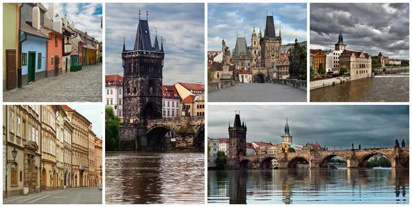 Collage República Checa — Foto de Stock