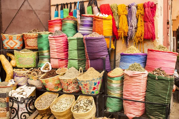Mercado callejero en Marruecos — Foto de Stock