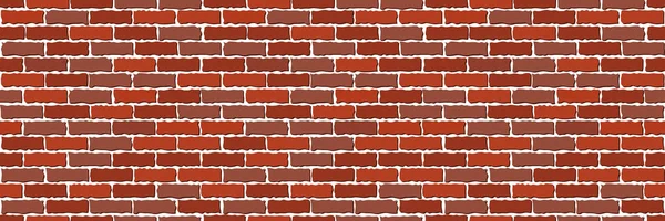 Mur en brique brune — Image vectorielle