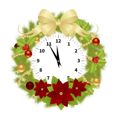 Noel saat süslenmiş