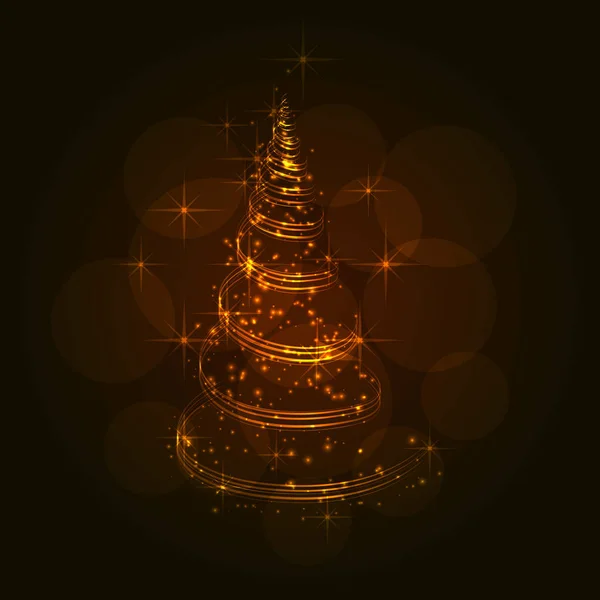 El árbol mágico de Navidad — Archivo Imágenes Vectoriales