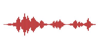 kırmızı ses dalgaları