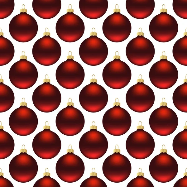 Seamless christmas balls — Stock Vector