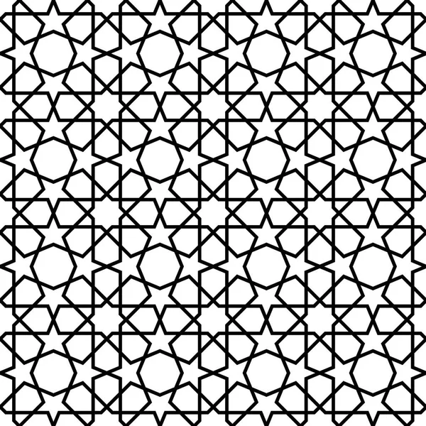 Varrat nélküli marokkói mozaik — Stock Vector
