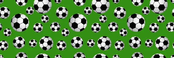 Futbol topları sorunsuz — Stok Vektör