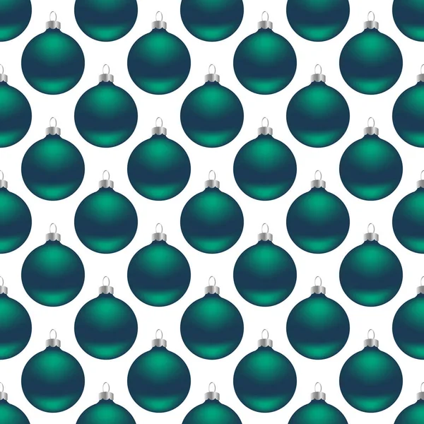 Sans couture des boules de Noël — Image vectorielle