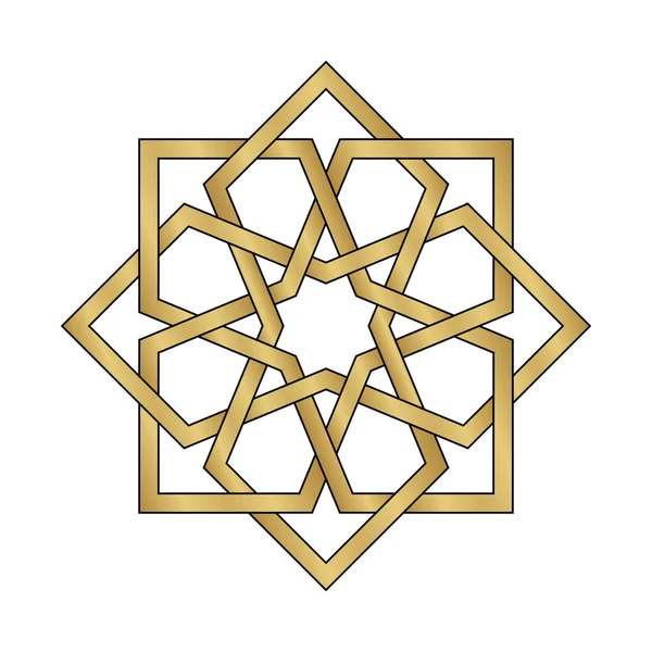 Ornament złota Arabesque — Wektor stockowy