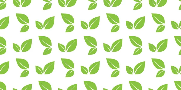 Зеленые бесшовные листья — стоковый вектор