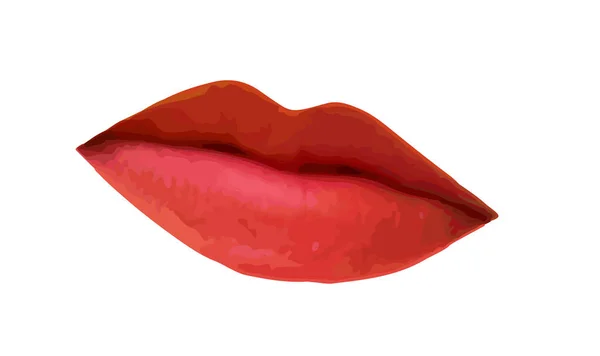 Cool lèvres sexy — Image vectorielle