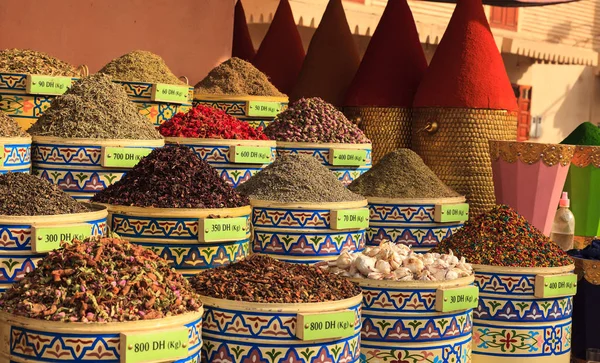 Mercado callejero en Marruecos — Foto de Stock