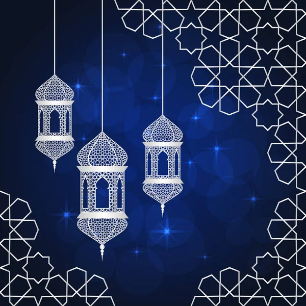 Carte de voeux Ramadan — Image vectorielle