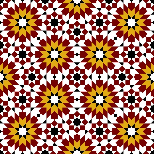 Moroccan zellige seamless — стоковый вектор