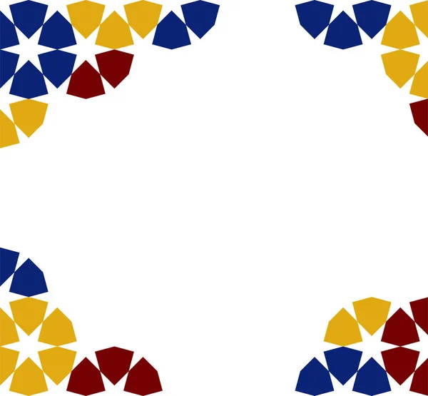 Moroccan mosaic template — Stock Vector