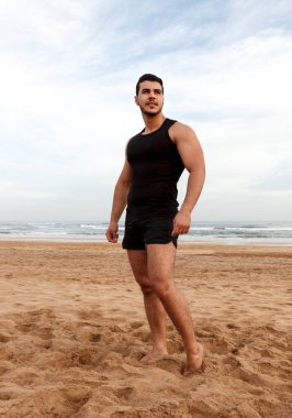 yakışıklı bir adam portresi