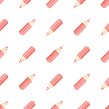 beyaz üzerine kırmızı kalem