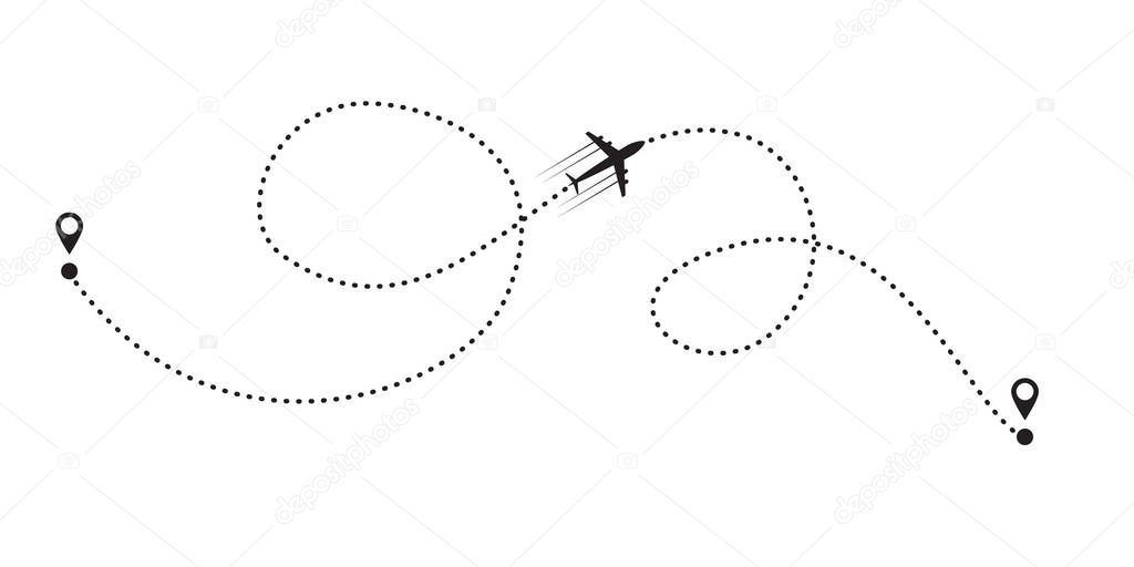 plane and track