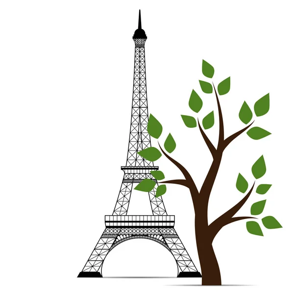 Icono de Torre Eiffel — Vector de stock