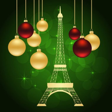 Eyfel Kulesi ile tebrik kartı