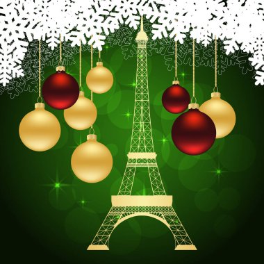 Eyfel Kulesi ile tebrik kartı