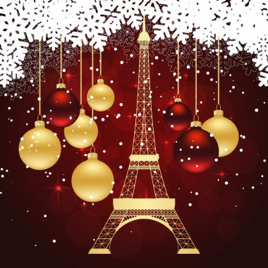 Eyfel Kulesi ile tebrik kartı