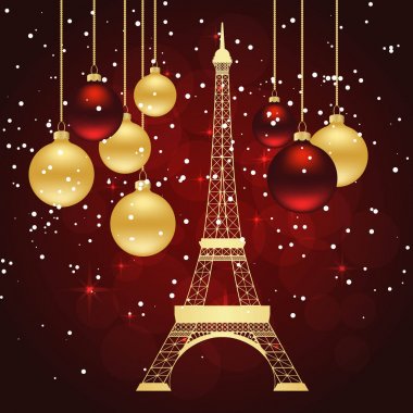 Eyfel Kulesi ile tebrik kartı