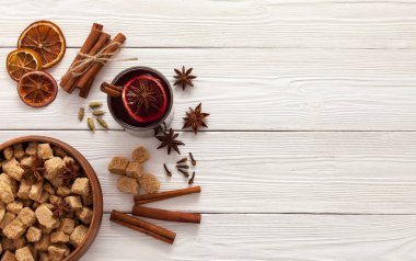 baharat için mulled şarap