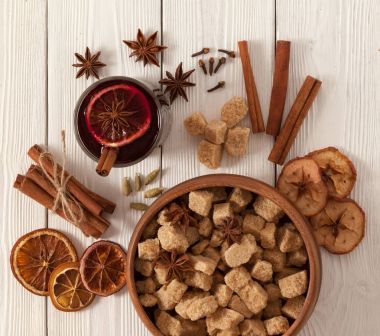 baharat için mulled şarap