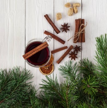 baharat için mulled şarap