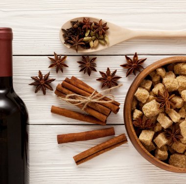 baharat için mulled şarap
