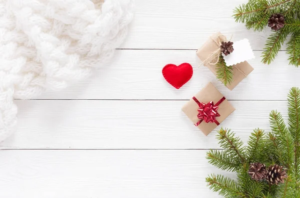 Cajas de regalo en blanco — Foto de Stock