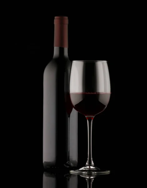 Bottiglia di vino rosso — Foto Stock