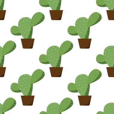 Sorunsuz yeşil kaktüs