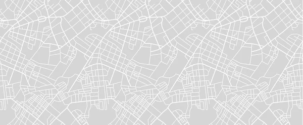 Straßenkarte der Stadt — Stockvektor