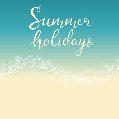 plaj yaz tatil şablonu el ilanı