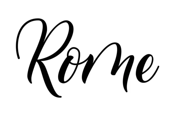Calligraphie de brosse Rome — Image vectorielle