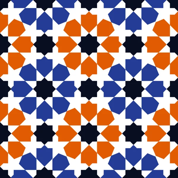 Vzor geometrického islámského ornamentu — Stockový vektor