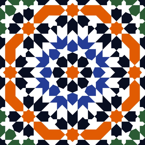 Geometrisch islamitisch sieraad patroon — Stockvector