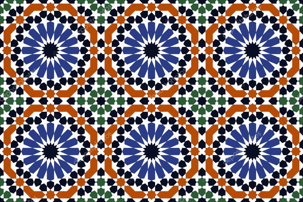 Geometric Islamic Ornament Pattern